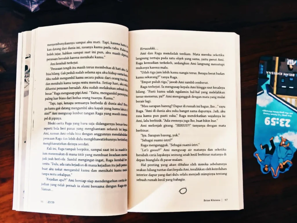 Novel 23:59 karya Brian Khrisna