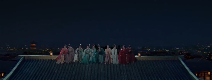 Para istri pangeran Xinchuan berkumpul bersama, menggambarkan persahabatan wanita atau sisterhood yang solid di drama New Life Begins